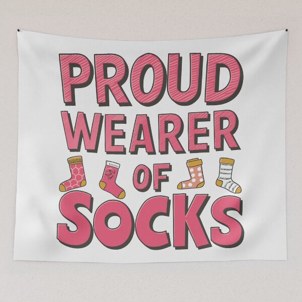Item preview, Father's Day Special: Quirky Proud Wearer of Socks Design Art designed and sold by HahaHandlesHub.