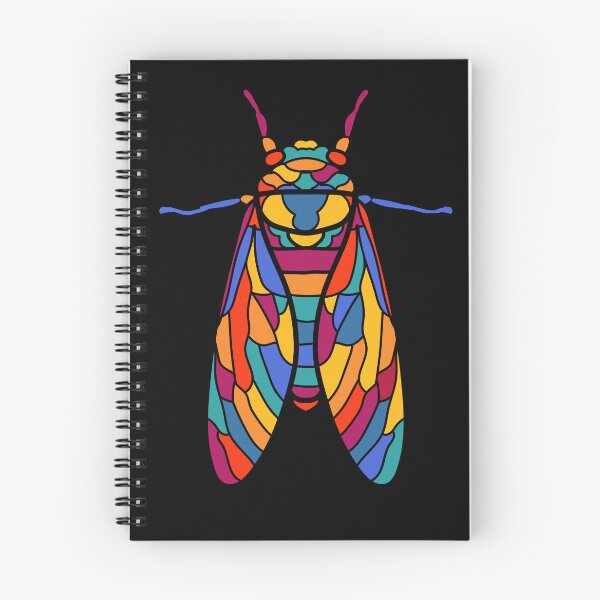 Item preview, Cicada - Colorful Cicada Retro Color Cicadas designed and sold by BatShirtsCrazy.