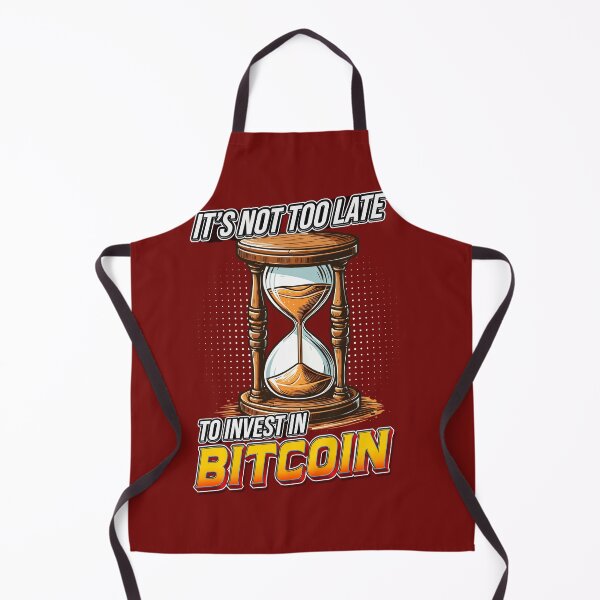 Item preview, Hourglass - it's not too late to invest in Bitcoin designed and sold by CryptoFunMerch.