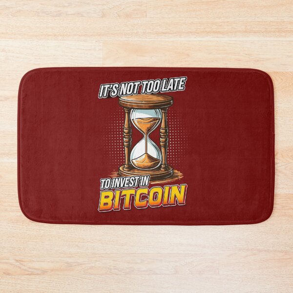 Item preview, Hourglass - it's not too late to invest in Bitcoin designed and sold by CryptoFunMerch.
