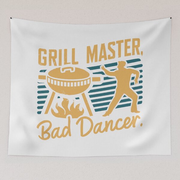 Item preview, Father's Day Special: Grill Master, Bad Dancer Retro Design designed and sold by HahaHandlesHub.