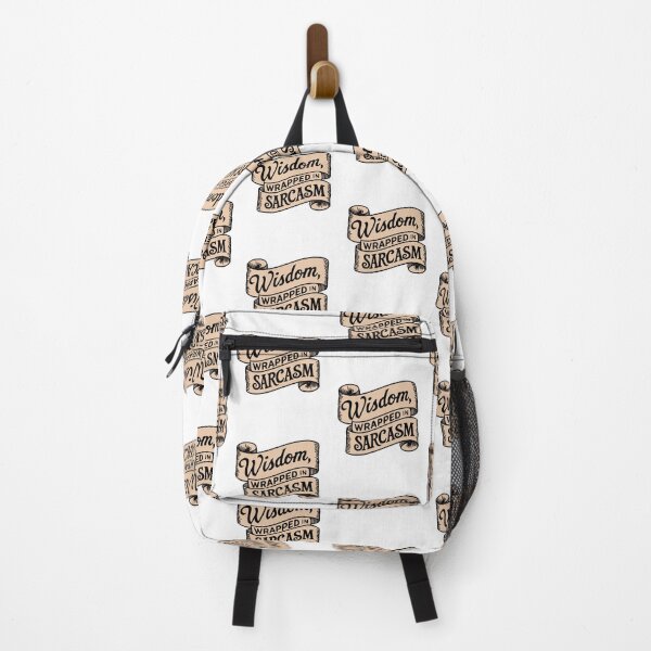 Item preview, Father's Day Special: Wisdom Wrapped in Sarcasm Vintage Scroll Design designed and sold by HahaHandlesHub.