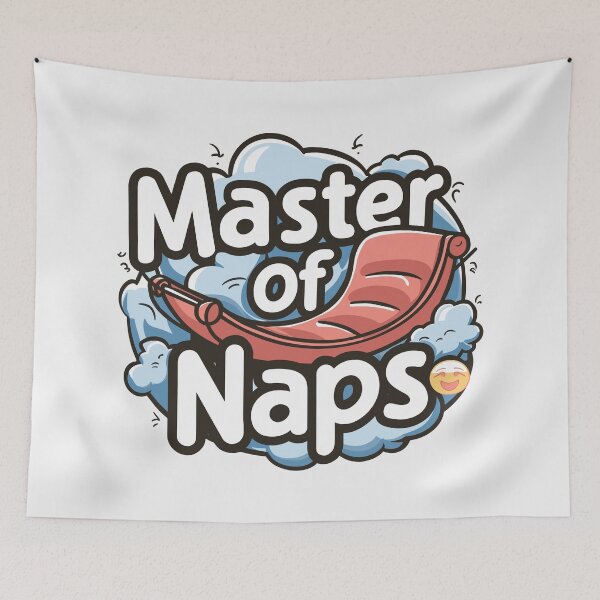 Item preview, Father's Day Special: Master of Naps Relaxing Cloud Illustration designed and sold by HahaHandlesHub.