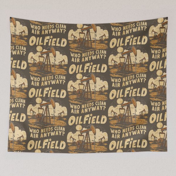 Item preview, Oilfield Paradox: Black Gold vs. Clean Air designed and sold by SplashTastic.