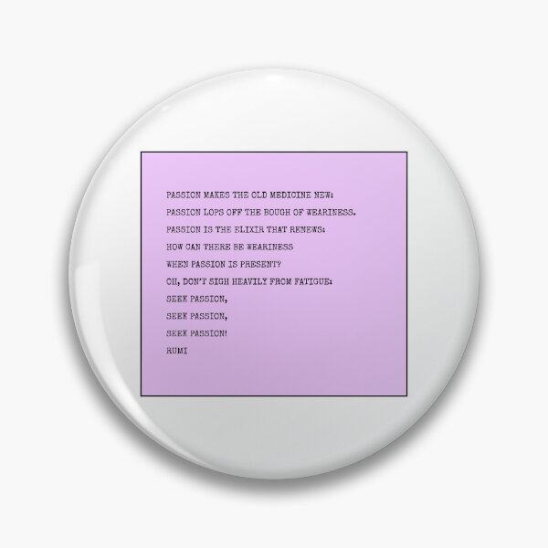 Item preview, Poema Rumi - pasión designed and sold by Inspirationmotivation.