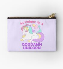 As Unique as a Goddamn Unicorn Studio Pouch