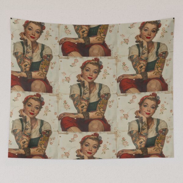 Item preview, Retro Vintage Beauty designed and sold by MendaciousMina.