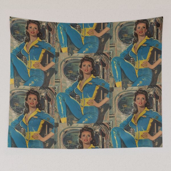 Item preview, Retro Vintage Beauty designed and sold by MendaciousMina.