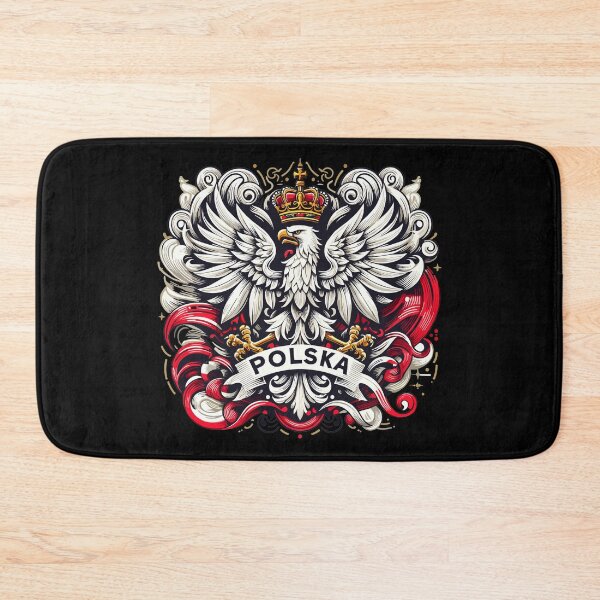 Item preview, Poland Polska Polish coat of arms eagle flag gift designed and sold by Pineapple-Tree.