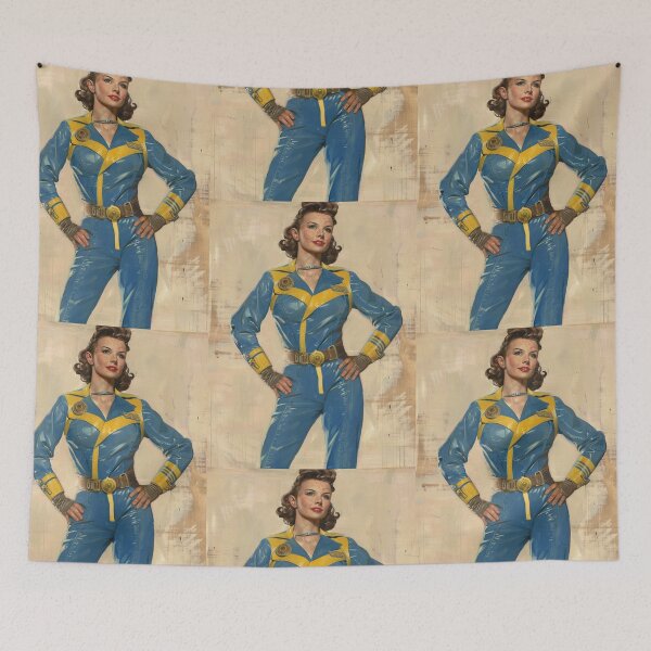 Item preview, Retro Vintage Beauty designed and sold by MendaciousMina.