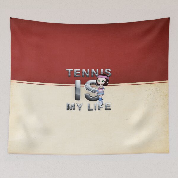 Item preview, Tennis is My Life designed and sold by teepossible.