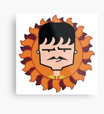 The Red Viper Metal Print