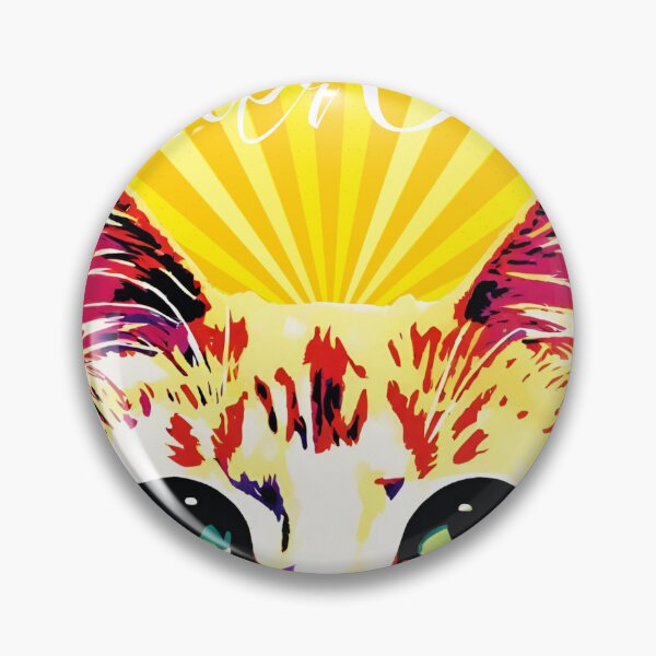 Artikelvorschau, Kitty Power ON! - Pop-Art-Katzenzeichnung entworfen und verkauft von Wolvescreate.