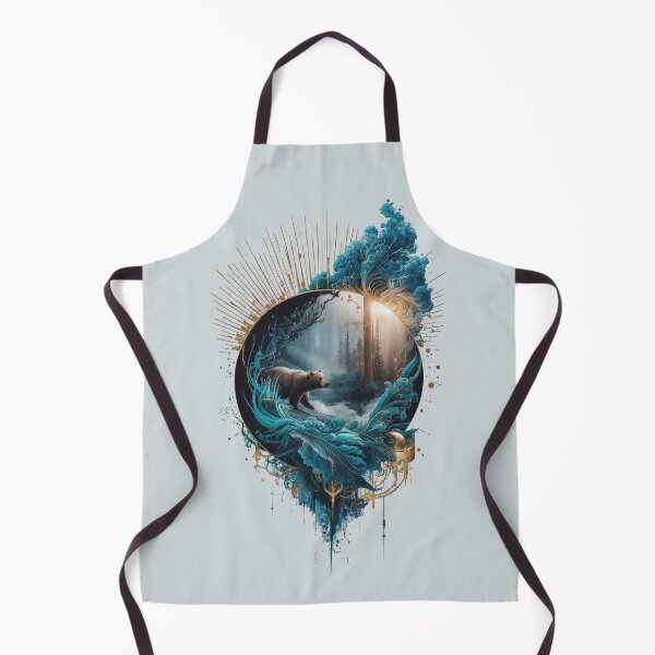 Item preview, Bear in the misty forest designed and sold by Tajdi.