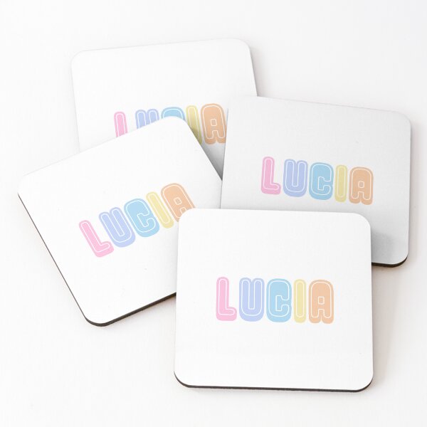 Item preview, Lucia Name Colorful designed and sold by designbycecilia.
