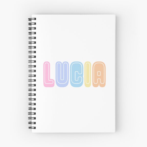 Item preview, Lucia Name Colorful designed and sold by designbycecilia.
