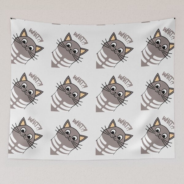Item preview, The funny cat is watching and asking what? designed and sold by mando24895.