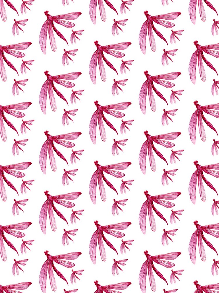 Thumbnail 4 of 4, Samsung Galaxy Phone Case, Raspberry Dragonfly Pattern designed and sold by PatternCreators.