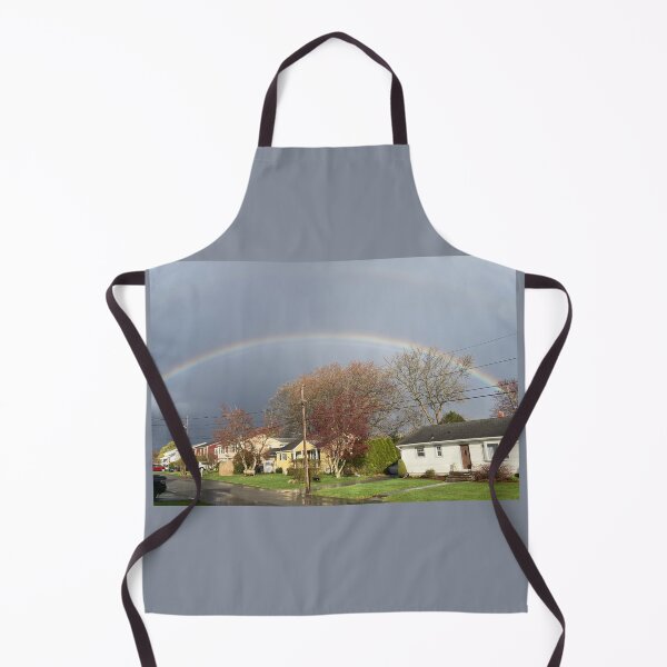Item preview, April Rainbow Over a Suburban Neighborhood  designed and sold by Amanda1775.