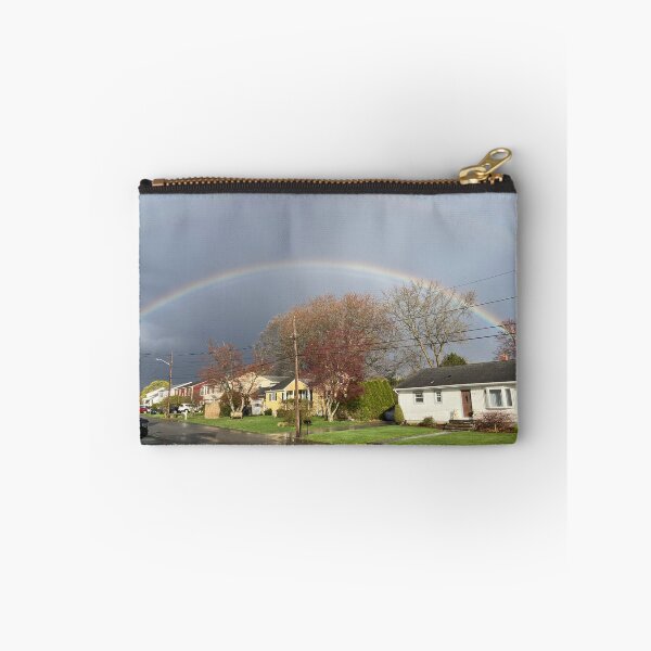 Item preview, April Rainbow Over a Suburban Neighborhood  designed and sold by Amanda1775.