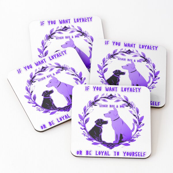 Item preview, If you want loyalty, either buy a dog or be loyal to yourself #jobs v5 designed and sold by KriticalDesigns.