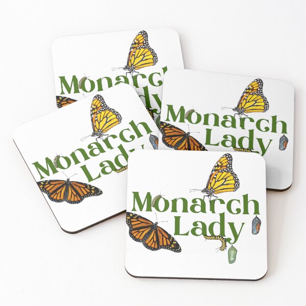 Item preview, Monarch Lady with Caterpillars, Chrysalids and Butterflies designed and sold by Carleah Unique.
