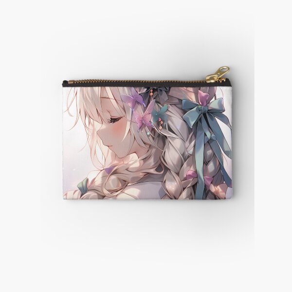 Item preview, Whimsical Pastel Ribbon Daydream Anime Girl designed and sold by bubblegoth.