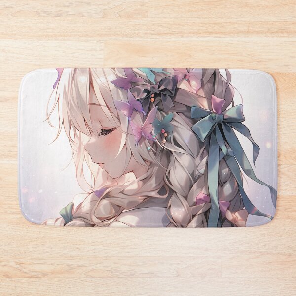 Item preview, Whimsical Pastel Ribbon Daydream Anime Girl designed and sold by bubblegoth.