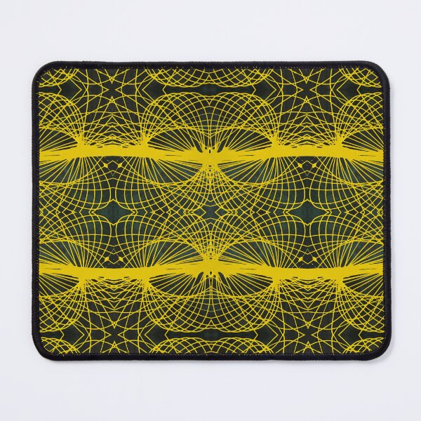 Item preview, Yellow Kaleidoscope Abstract Art designed and sold by WaitIsThisArt.