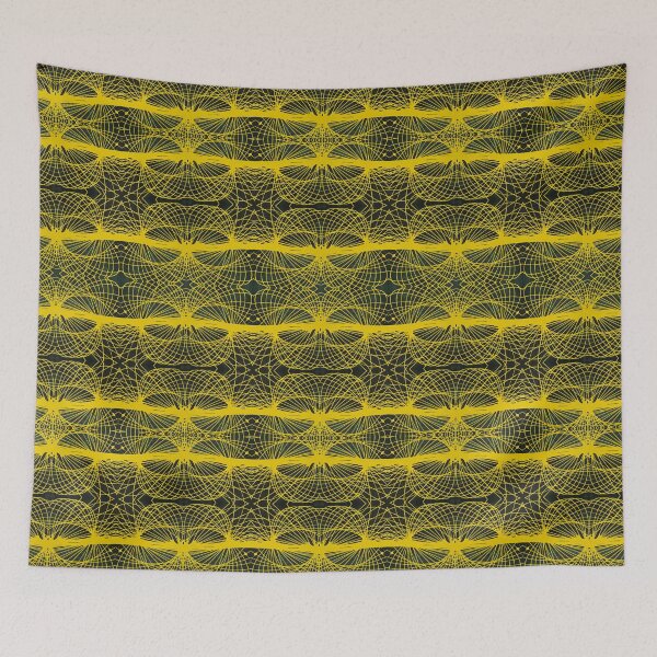 Item preview, Yellow Kaleidoscope Abstract Art designed and sold by WaitIsThisArt.