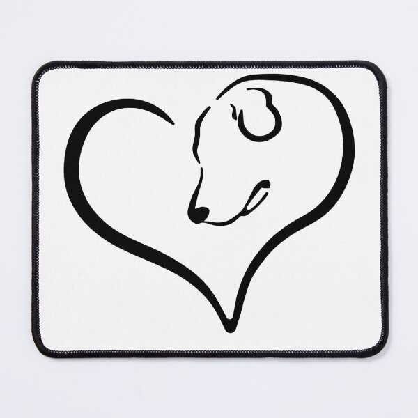 Item preview, Dog heartbeat silhouette, dogmom heatbeat designed and sold by godleo.