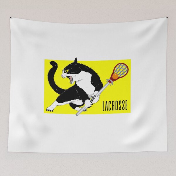 Item preview, Lacrosse Cat designed and sold by AMERICANCHEEZ.