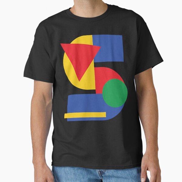 GEOMETRIC COLORS LETTER S Classic T-Shirt