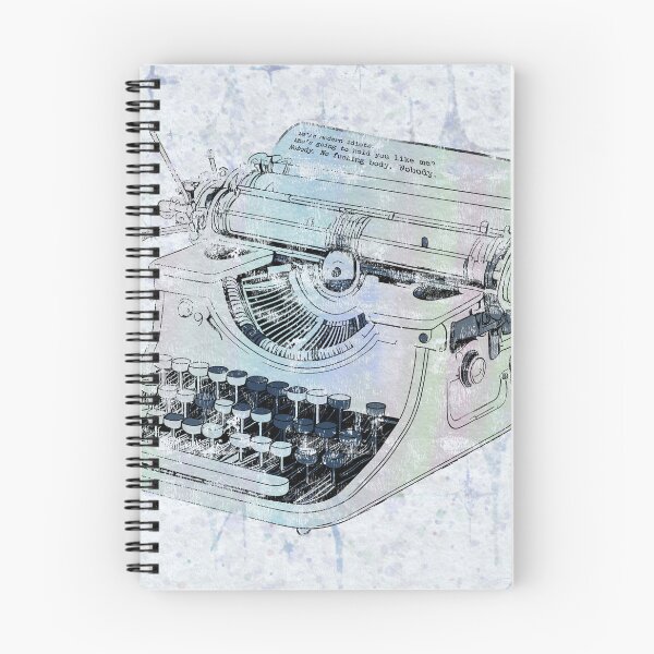 Item preview, Ink & Lyrics: Typewriter designed and sold by AdriaCaps Art & Design.