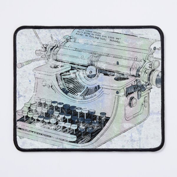 Item preview, Ink & Lyrics: Typewriter designed and sold by AdriaCaps Art & Design.