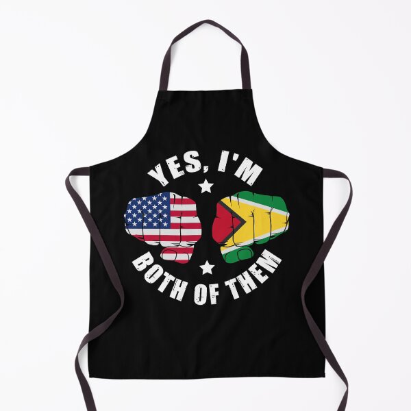 Item preview, Half American Half Guyanian Yes I'm Both Of Them designed and sold by OX-tright.
