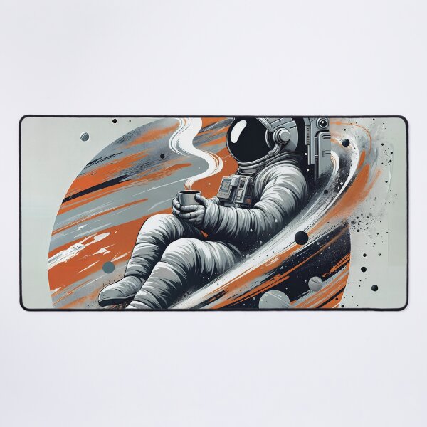 Item preview, Astronaut Enjoying Coffee in Space designed and sold by PixelCraftDSG.