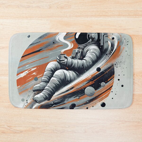 Item preview, Astronaut Enjoying Coffee in Space designed and sold by PixelCraftDSG.