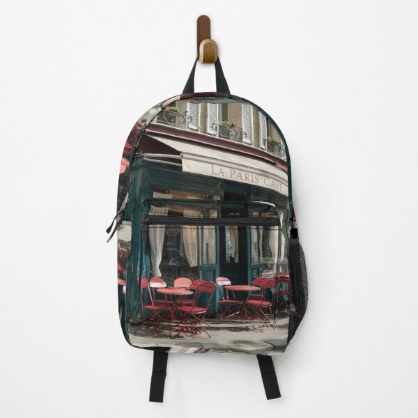 Item preview, “La Paris Cafe”  | Watercolor Painting of a Charming Café de Paris. By Carraann designed and sold by CARRAANN.