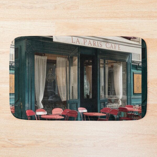 Item preview, “La Paris Cafe”  | Watercolor Painting of a Charming Café de Paris. By Carraann designed and sold by CARRAANN.
