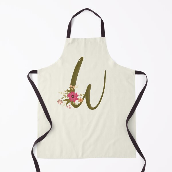 Item preview, Vintage Bouquet Floral Initial - W designed and sold by Willow & Grace Designs.