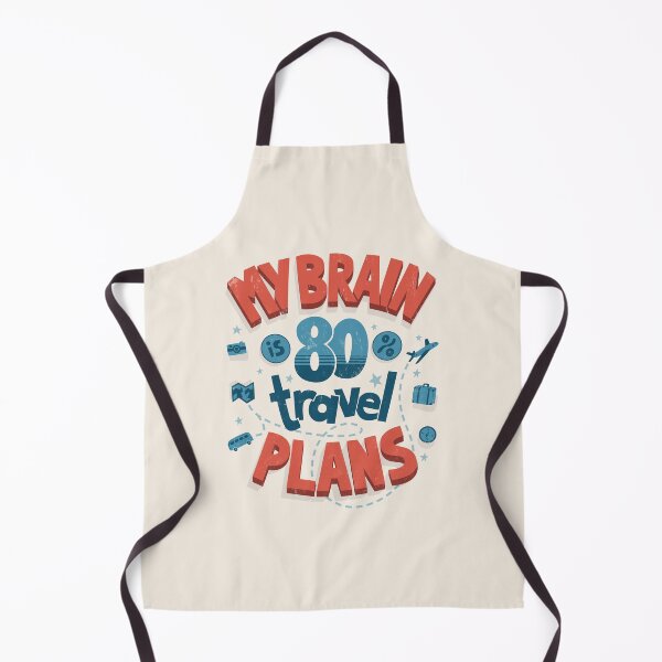 Item preview, My brain is full of travel plans designed and sold by Anti-Style.
