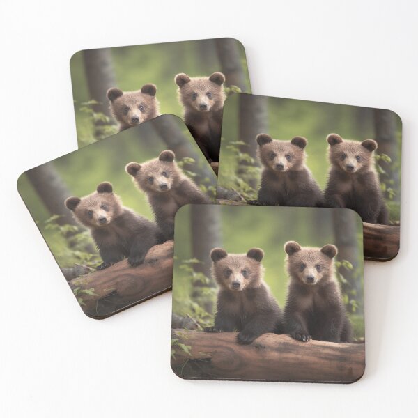 Item preview, bear cubs in the forest designed and sold by elegantpaterns.