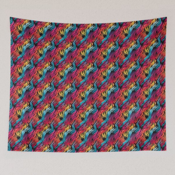 Item preview, Colorful flames in the night III designed and sold by m0173r.