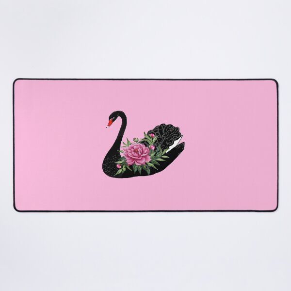 Item preview, Black swan with peony for Mother's Day designed and sold by MagentaRose.