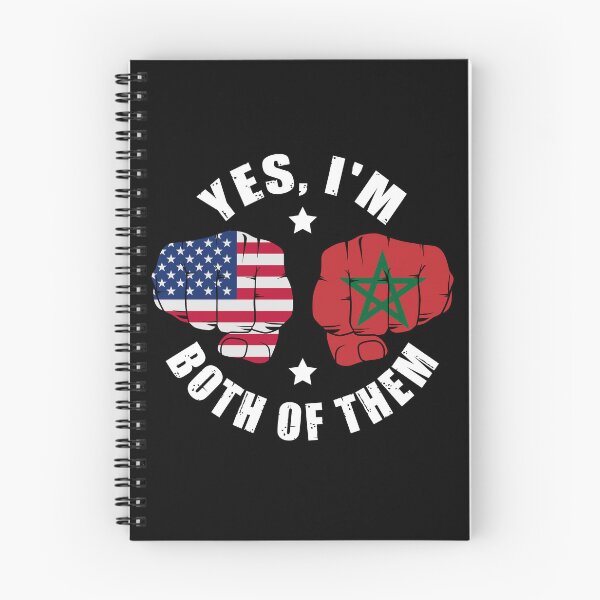 Item preview, Half American Half Moroccan Yes I'm Both Of Them designed and sold by OX-tright.