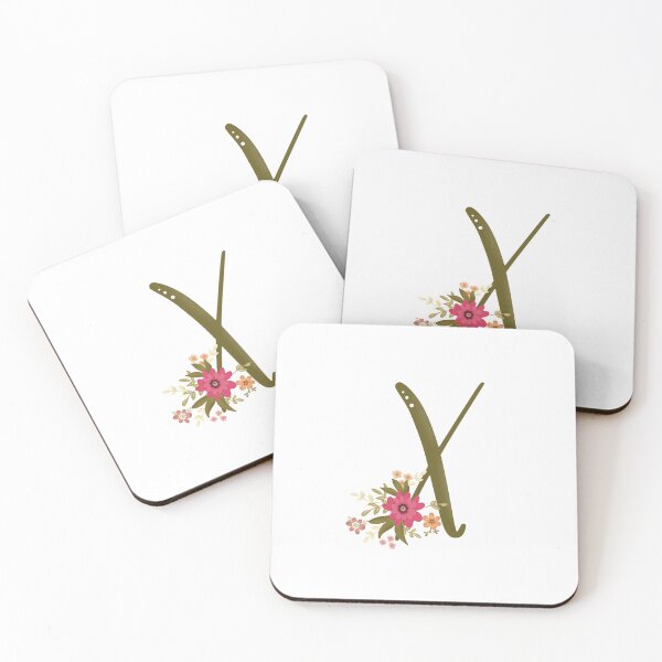 Item preview, Vintage Bouquet Floral Initial - X designed and sold by Willow & Grace Designs.