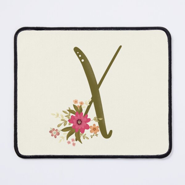 Item preview, Vintage Bouquet Floral Initial - X designed and sold by Willow & Grace Designs.