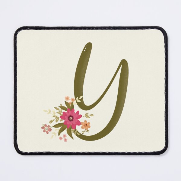 Item preview, Vintage Bouquet Floral Initial - Y designed and sold by Willow & Grace Designs.