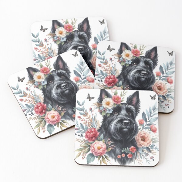 Item preview, Scottie Dog Floral designed and sold by clintang.